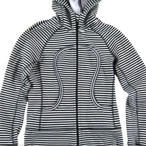 lululemon athletica Black and White Striped Jacket